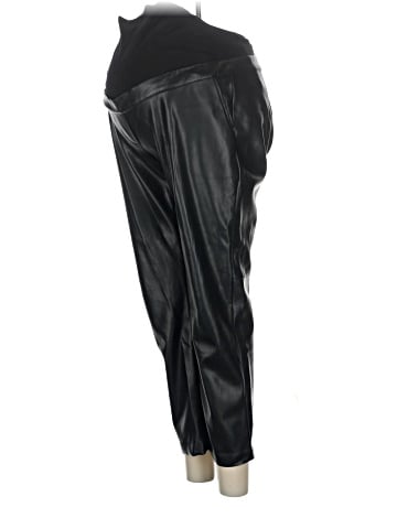Tessuto Faux Leather Pants (view 1)