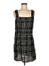 H&M 100% Polyester Plaid Black Casual Dress Size M - photo 1