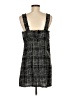H&M 100% Polyester Plaid Black Casual Dress Size M - photo 2