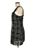 H&M 100% Polyester Plaid Black Casual Dress Size M - photo 5