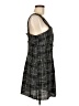 H&M 100% Polyester Plaid Black Casual Dress Size M - photo 4