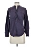J.Crew 100% Cotton Argyle Blue Long Sleeve Blouse Size 0 - photo 1