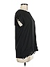 Ann Taylor LOFT 100% Polyester Black Short Sleeve Top Size M - photo 4