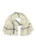 Unbranded Plaid Ivory Gray Scarf One size - photo 1