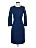 J.Crew Solid Blue Casual Dress Size 0 - photo 1