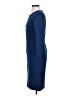 J.Crew Solid Blue Casual Dress Size 0 - photo 5