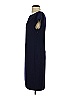 Halston Heritage Solid Blue Casual Dress Size S - photo 5