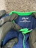 Little Me 100% Cotton Blue 3/4 Sleeve Top 0-3 MO / 3 MO - photo 3