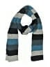 Unbranded Stripes Teal Blue Scarf One size - photo 1