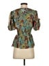 Walter Baker 100% Polyester Teal Short Sleeve Blouse Size XS - photo 2