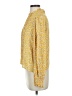 Zara 100% Viscose Yellow Long Sleeve Blouse Size XS - photo 5