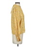 Zara 100% Viscose Yellow Long Sleeve Blouse Size XS - photo 4
