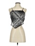 BP. 100% Polyester Black Silver Sleeveless Blouse Size S - photo 1