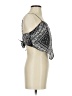 BP. 100% Polyester Black Silver Sleeveless Blouse Size S - photo 4