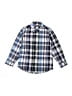 Tea 100% Cotton Plaid Blue Long Sleeve Button-Down Shirt Size 6 - photo 1