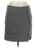 Willi Smith Houndstooth Gray Casual Skirt Size 2 - photo 1