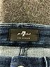 7 For All Mankind Chevron-herringbone Blue Jeans Size 26 waist - photo 3