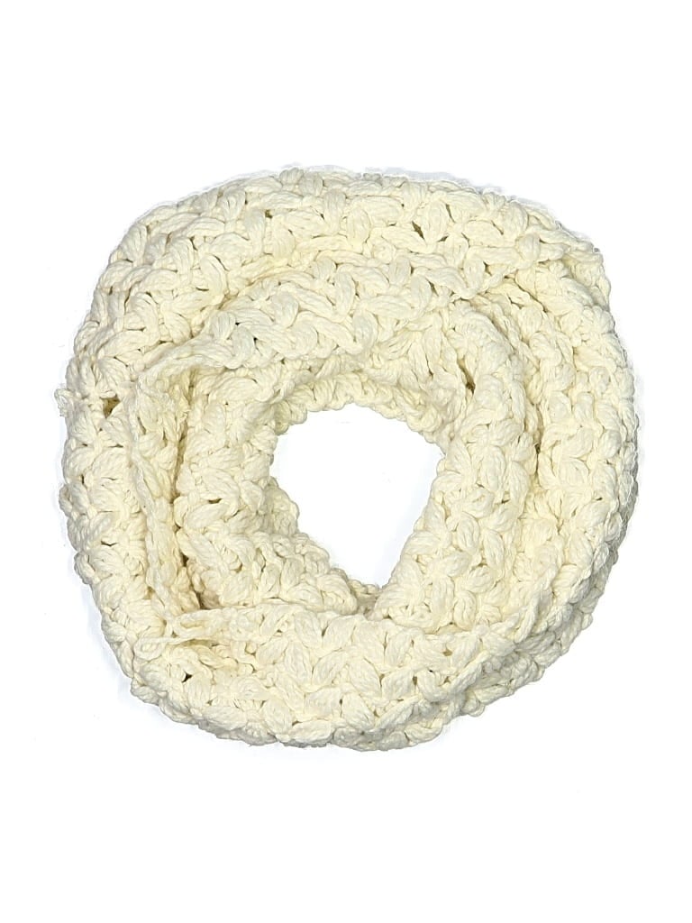 Pre-owned Renee's Nyc Accessories Scarf In White