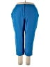 Kasper Blue Linen Pants Size 18 - photo 1