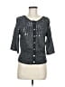 Harold's Gray Silver 3/4 Sleeve Top Size M - photo 1