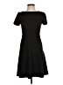 Ann Taylor LOFT Solid Black Casual Dress Size 2 - photo 1
