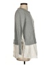 TWO by Vince Camuto 100% Cotton Gray Pullover Sweater Size S - photo 4