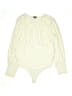 Express Ivory Bodysuit Size L - photo 1