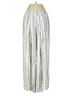 L'Atiste by Amy Stripes Silver White Casual Pants Size S - photo 1