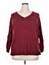 Lucky Brand Burgundy Pullover Sweater Size XXL - photo 1