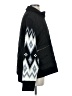 SIMKHAI 100% Polyester Argyle Black Jacket Size S - photo 4