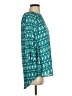Copper Key 100% Polyester Teal 3/4 Sleeve Blouse Size S - photo 4