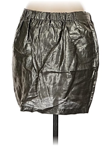 Elizabeth and James Faux Leather Skirt (view 2)