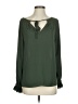 Banana Republic 100% Polyester Green Long Sleeve Blouse Size XS - photo 1