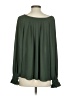 Banana Republic 100% Polyester Green Long Sleeve Blouse Size XS - photo 2