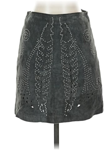 Zara Leather Skirt (view 1)