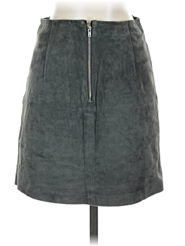 Zara Leather Skirt (view 2)