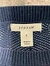 Jigsaw Chevron-herringbone Blue Pullover Sweater Size S - photo 7