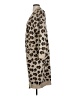 Hayden 100% Acrylic Animal Print Leopard Print Tan Cardigan Size S - photo 5