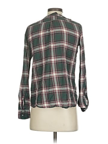 Zara Basic Long Sleeve Button-Down Shirt (view 2)