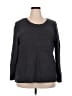 Karen Scott Chevron-herringbone Gray Pullover Sweater Size XXL - photo 1