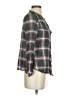 Zara Basic Plaid Green Long Sleeve Button-Down Shirt Size S - photo 4