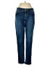 Beija-Flor Solid Blue Jeans Size 2 - photo 1