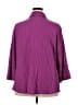 A.L.C. Purple 3/4 Sleeve Button-Down Shirt Size 3X - photo 2