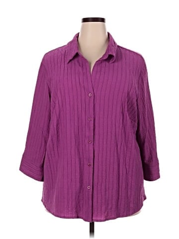 A.L.C. 3/4 Sleeve Button-Down Shirt (view 1)