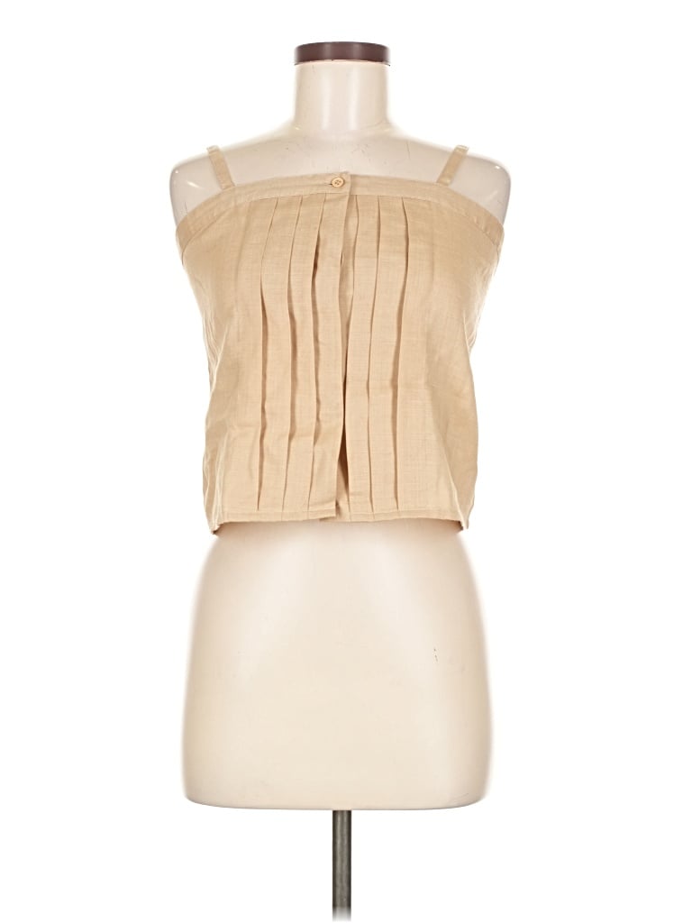 Stuart Lang Sleeveless Blouse In Brown