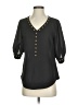 41Hawthorn Black 3/4 Sleeve Blouse Size S - photo 1