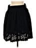 Necessary Objects 100% Polyester Solid Black Casual Skirt Size M - photo 2