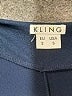 Kling Color Block Blue Cocktail Dress Size S - photo 7