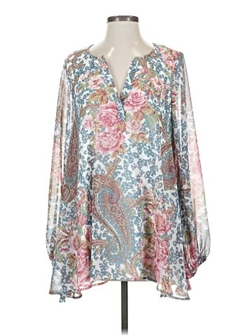 Show Me Your Mumu Long Sleeve Blouse (view 1)