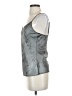 Brochu Walker 100% Polyester Silver Sleeveless Top Size S - photo 5